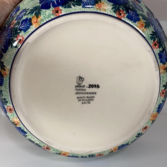 CERAMIKA ARTYSTYCZNA Large Mixing Bowl - Picture 5 of 5